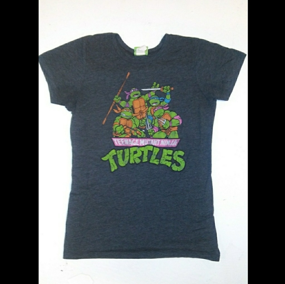 Teenage Mutant Ninja Turtles Charcoal Gray T-Shirt
